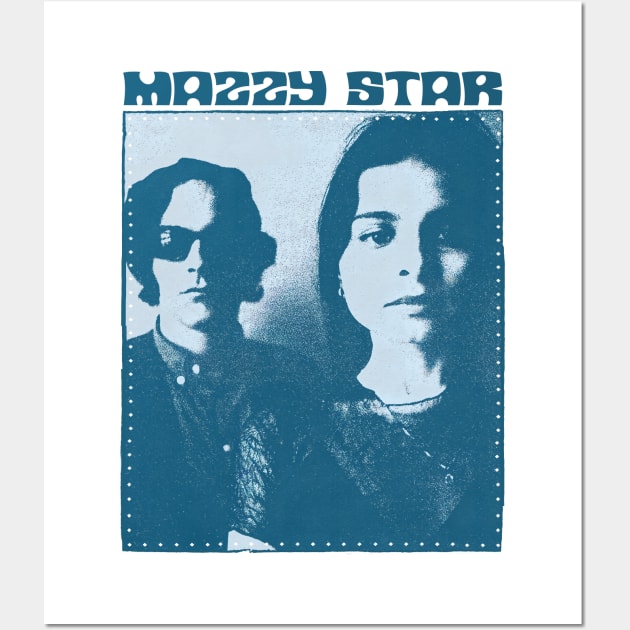 Mazzy Star / Vintage Style Design Wall Art by DankFutura